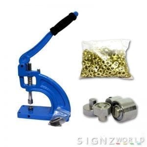 HP-3 Large Eyelet Machine plus 500 Eyelets and 8mm Die