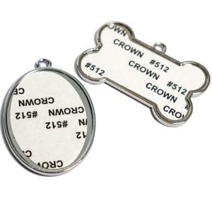 Sublimation Blank Metal Dog Tags