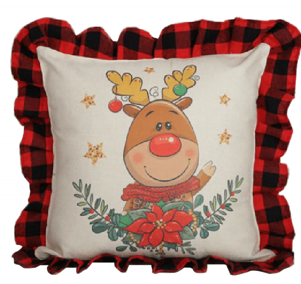 40x40cm Linen Christmas Pillow Cases Covers Blank for Custom Heat Transfer Printing