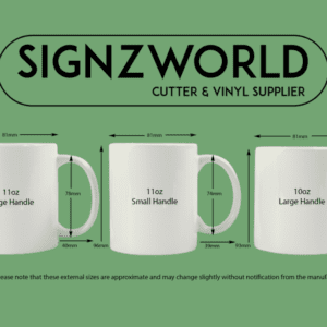 11oz sublimation mugs
