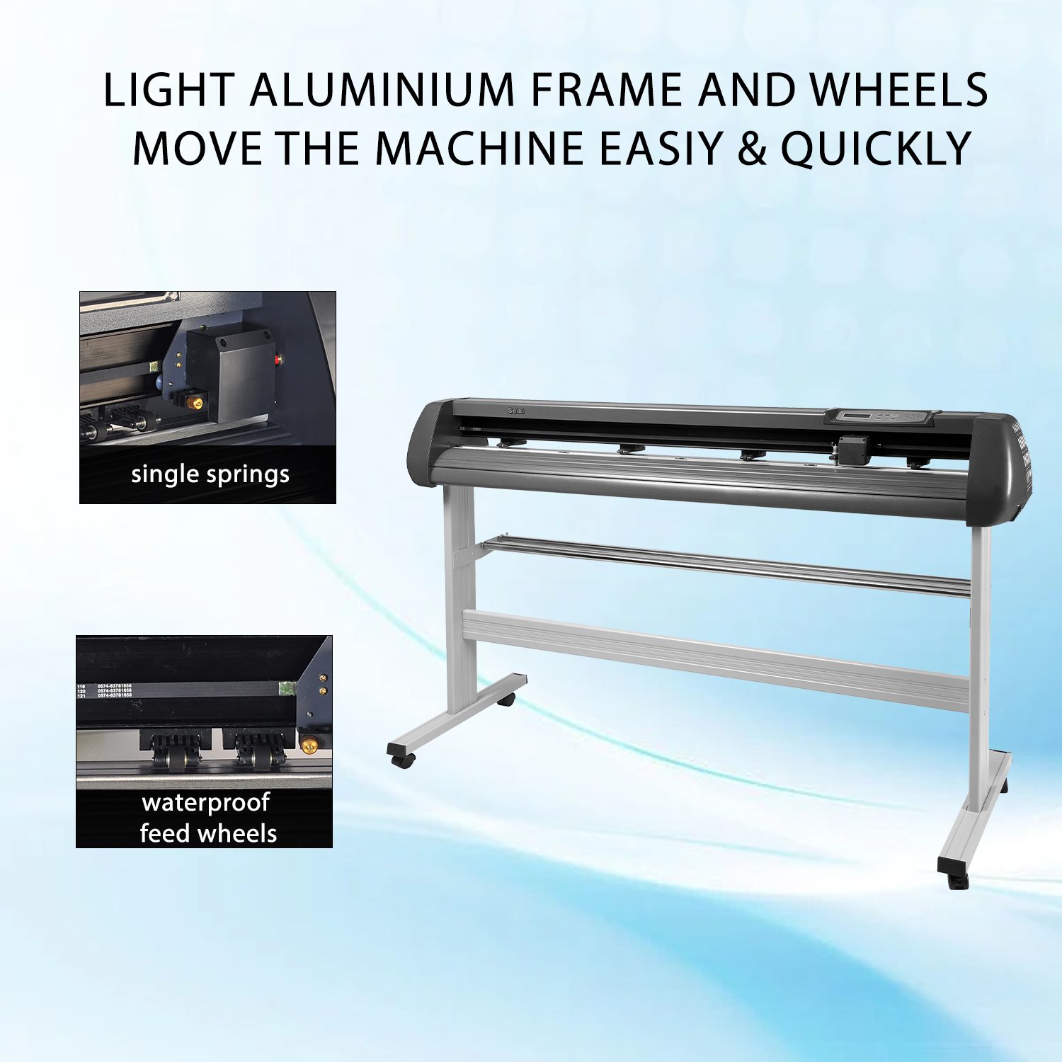 54 inch SEIKI SK1350T Vinyl Cutter Plotter with Stand for Sign Maker