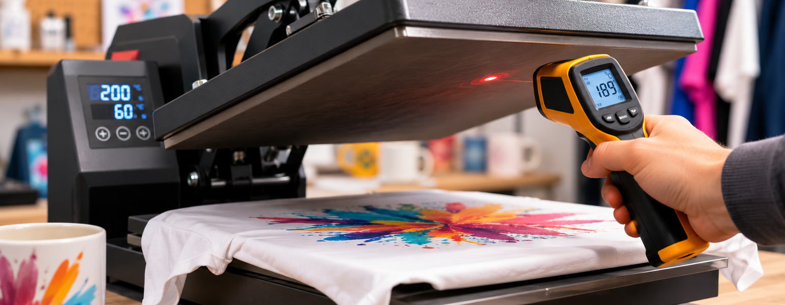 Heat press temperature accuracy